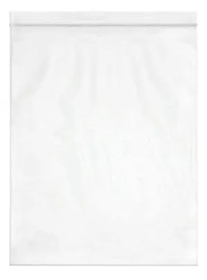 SPARTAN INDUSTRIAL - 13inch X 15inch (100 Pack) - 2 Gallon Clear Reclosable Zip Plastic Poly Bags with Resealable Lock Seal Zipper - 2 Mil