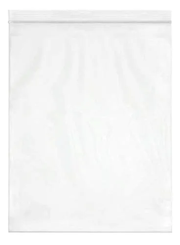 SPARTAN INDUSTRIAL - 13inch X 15inch (100 Pack) - 2 Gallon Clear Reclosable Zip Plastic Poly Bags with Resealable Lock Seal Zipper - 2 Mil