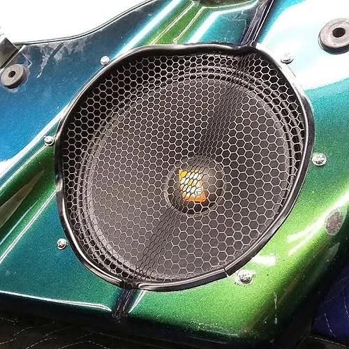 SPL Bagger Audio Harley Saddlebag 10" Speaker Rings & Install Kit