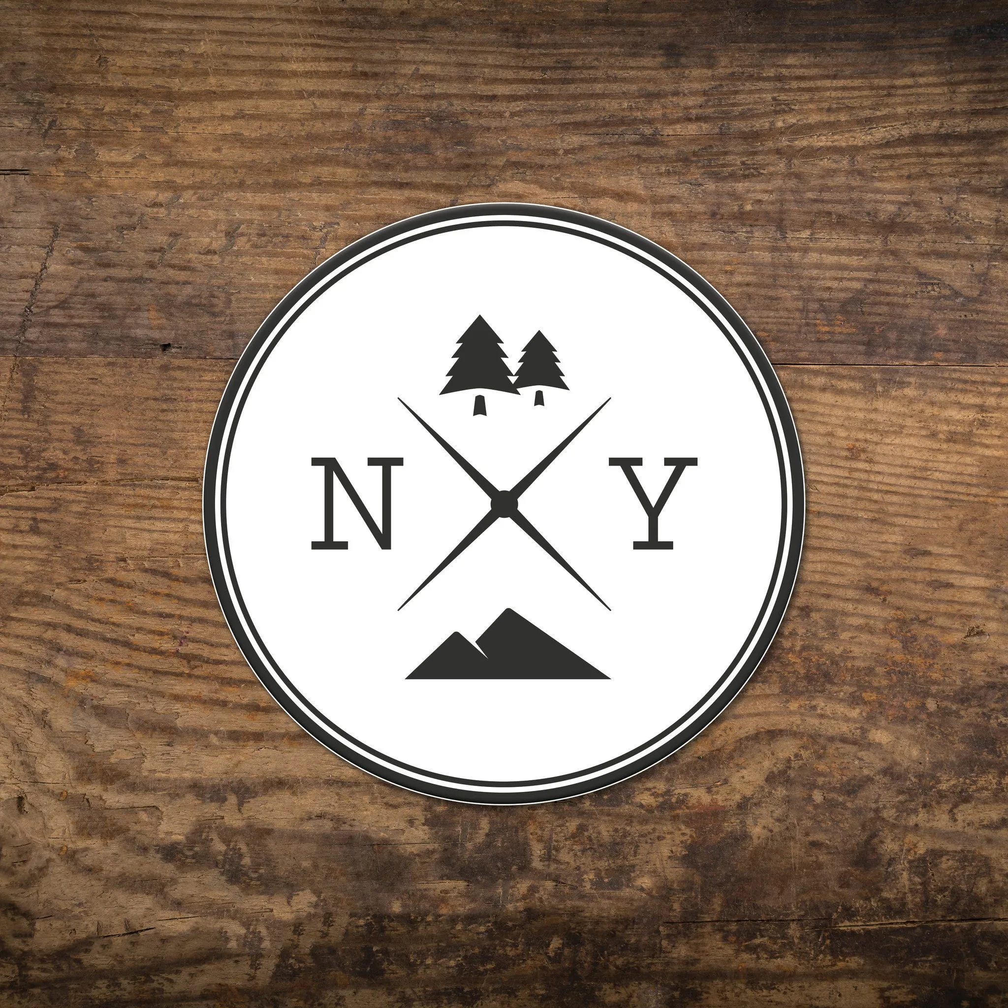 State Compass Stickers