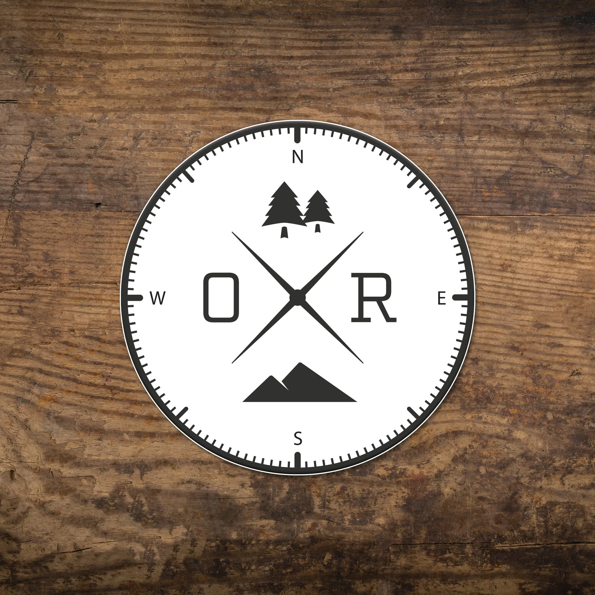 State Compass Stickers