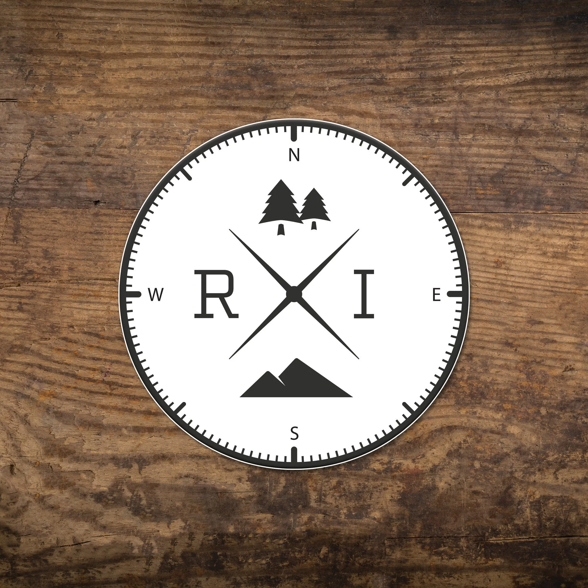 State Compass Stickers
