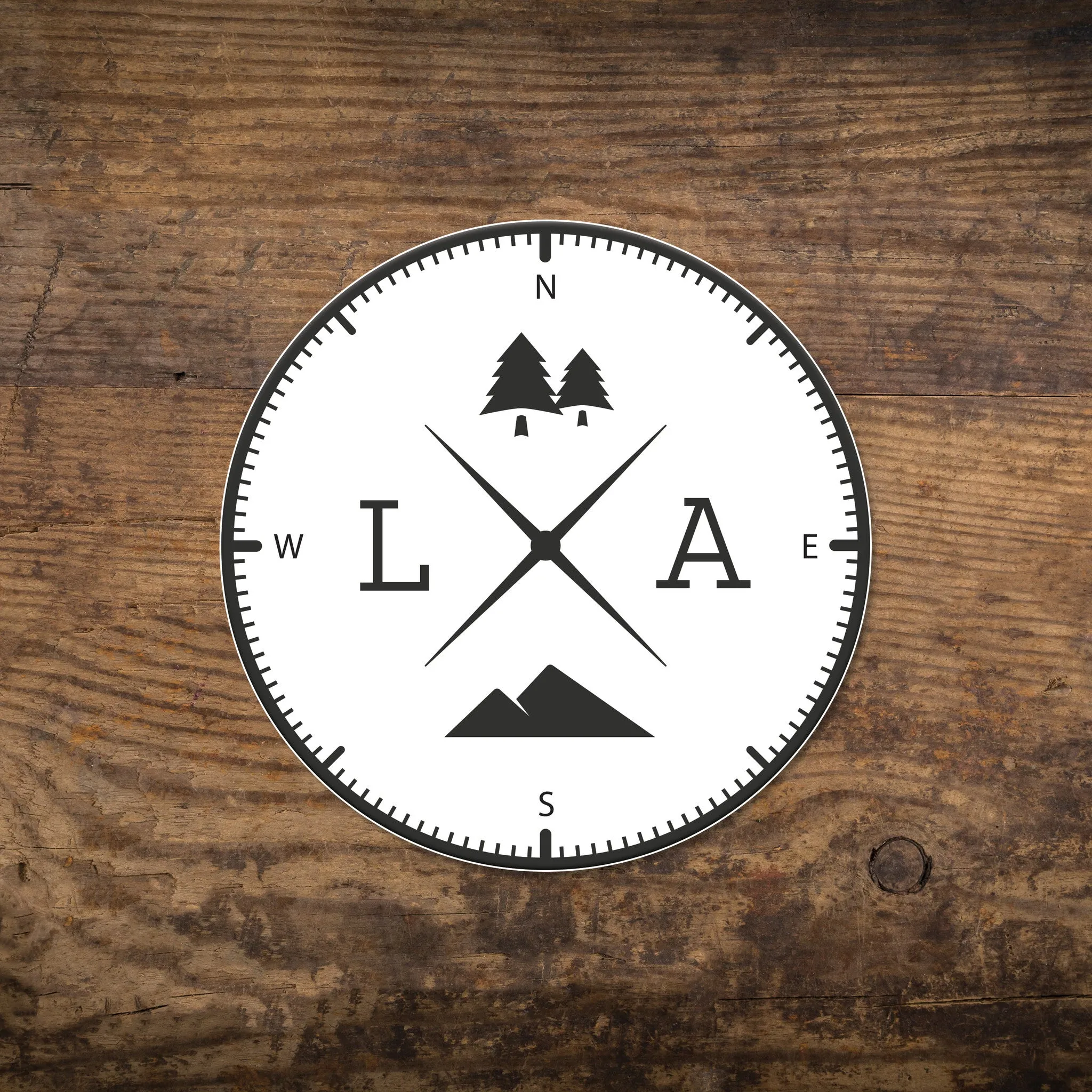 State Compass Stickers