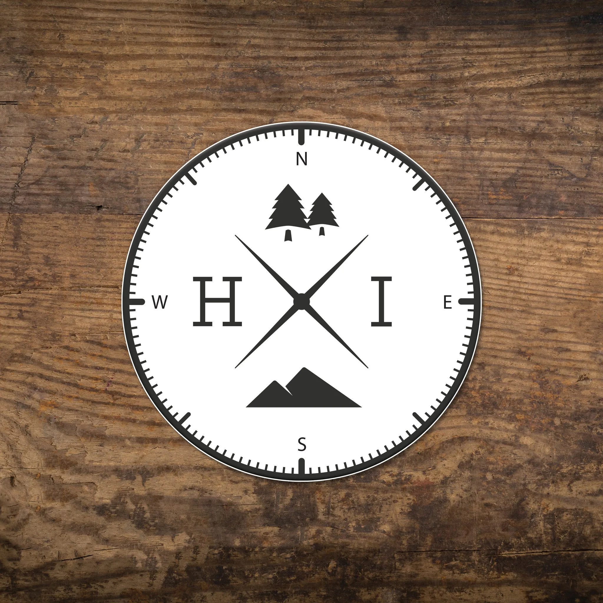 State Compass Stickers