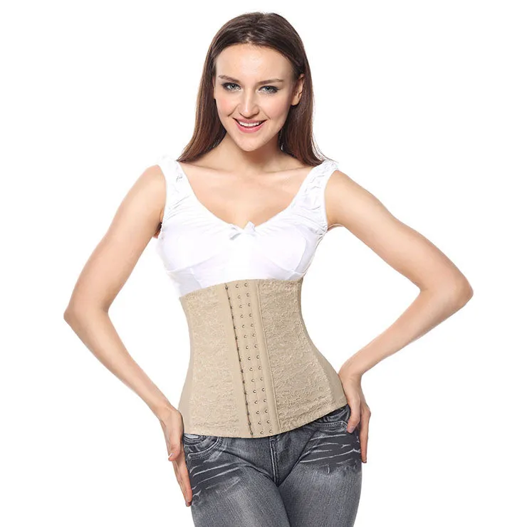 Tan Lace Waist Shaper