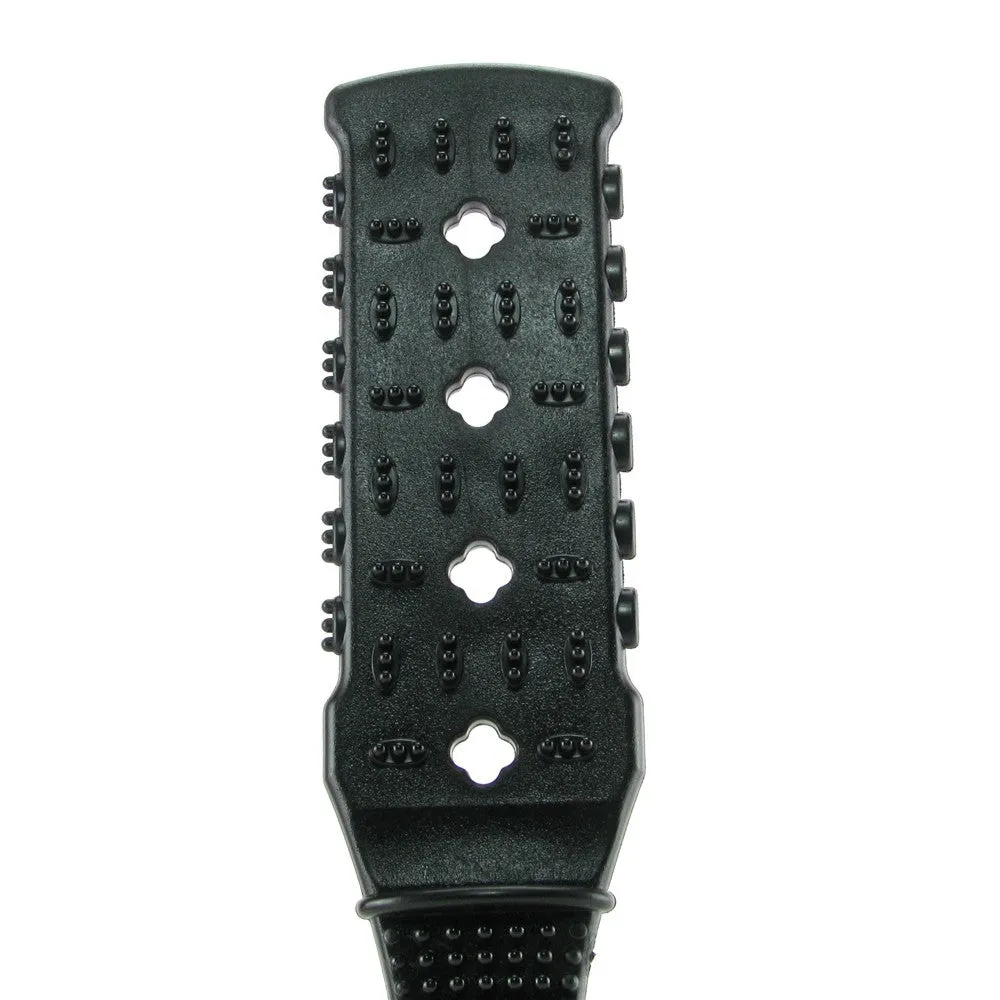 Textured Rubber Paddle in Black