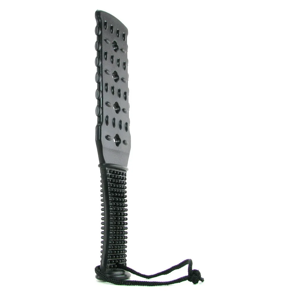 Textured Rubber Paddle in Black