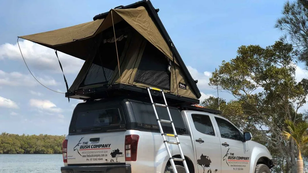 The Bush Company AX27 Clamshell Rooftop Tent