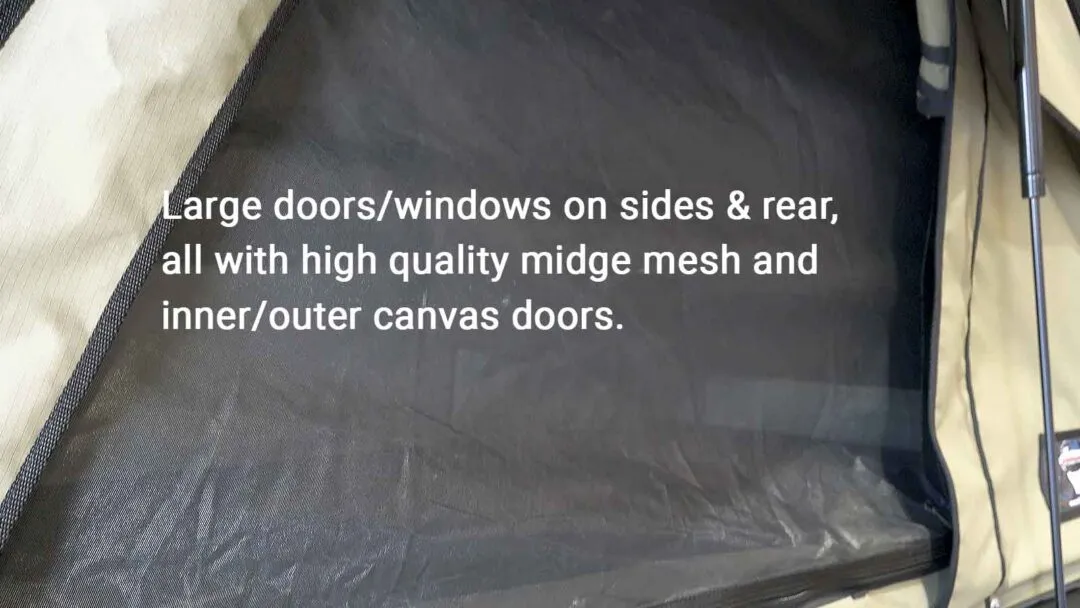 The Bush Company AX27 Clamshell Rooftop Tent