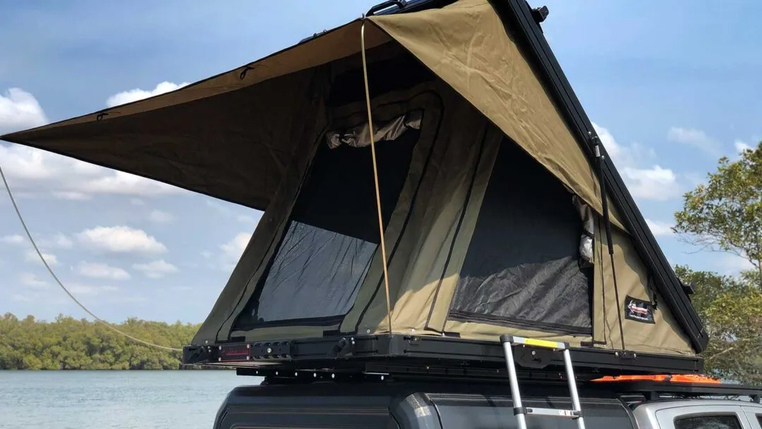 The Bush Company AX27 Clamshell Rooftop Tent