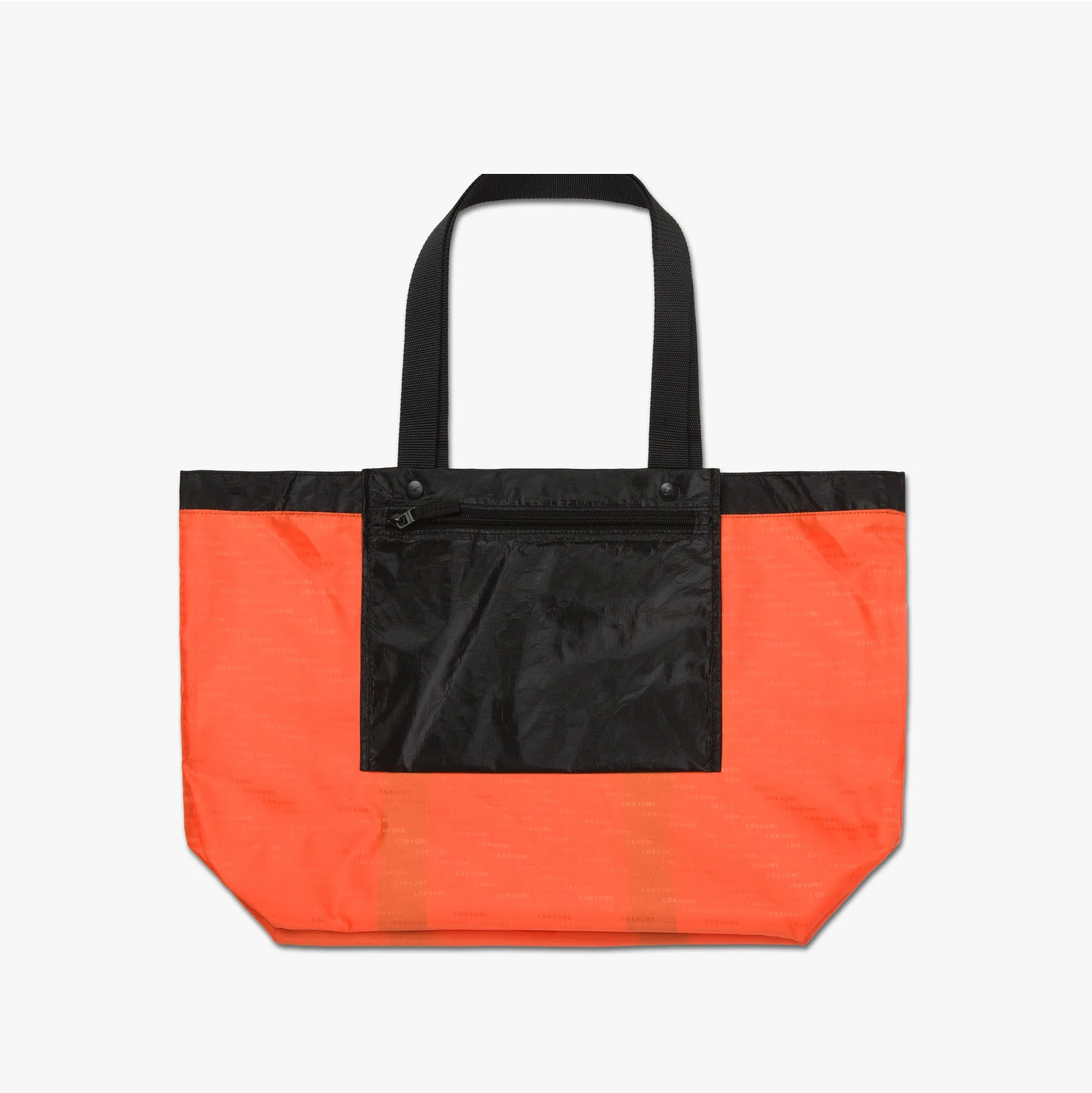 The Del Mar Packable Tote Large - Tyvek - Black