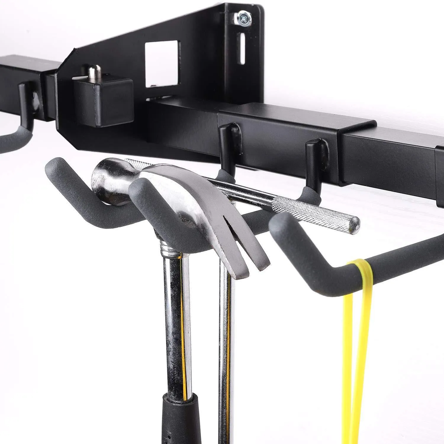 Tool Storage Rack - Adjustable Wall Mount Tools Storage System Heavy Duty Tools Hanger, Garage shed Basement Workshop Storage (55.5 inch)