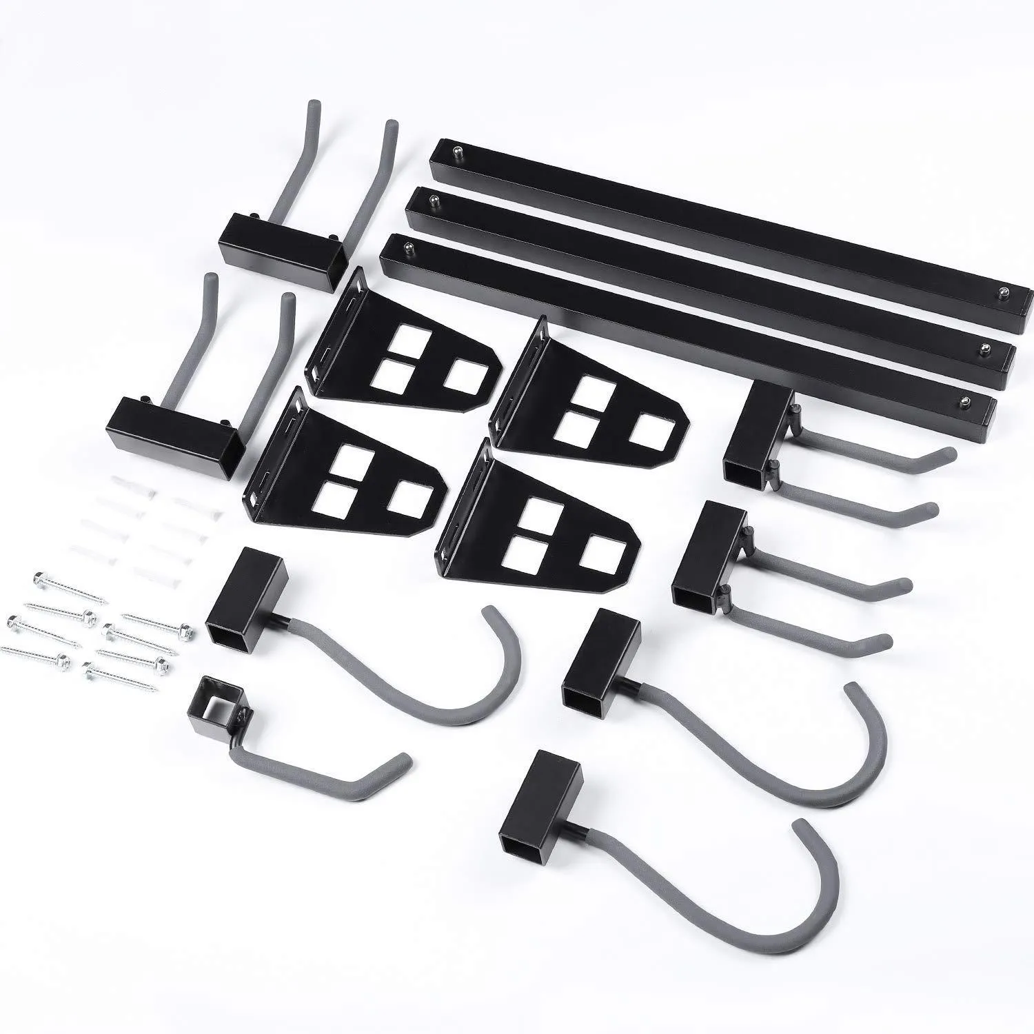 Tool Storage Rack - Adjustable Wall Mount Tools Storage System Heavy Duty Tools Hanger, Garage shed Basement Workshop Storage (55.5 inch)