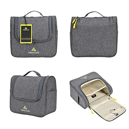 Travel Hanging Toiletry Bag By Hikenture | Cosmetics, Makeup And Toiletries Organizer | Compact