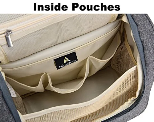 Travel Hanging Toiletry Bag By Hikenture | Cosmetics, Makeup And Toiletries Organizer | Compact