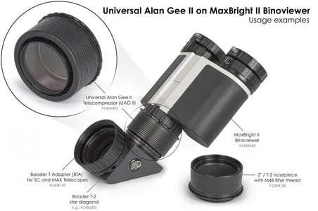 Universal Alan Gee II Telecompressor for Maxbright® II Binocular