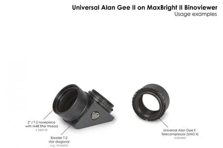 Universal Alan Gee II Telecompressor for Maxbright® II Binocular