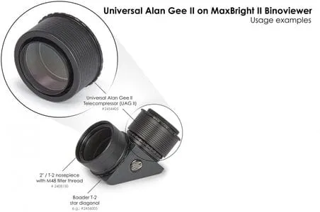 Universal Alan Gee II Telecompressor for Maxbright® II Binocular