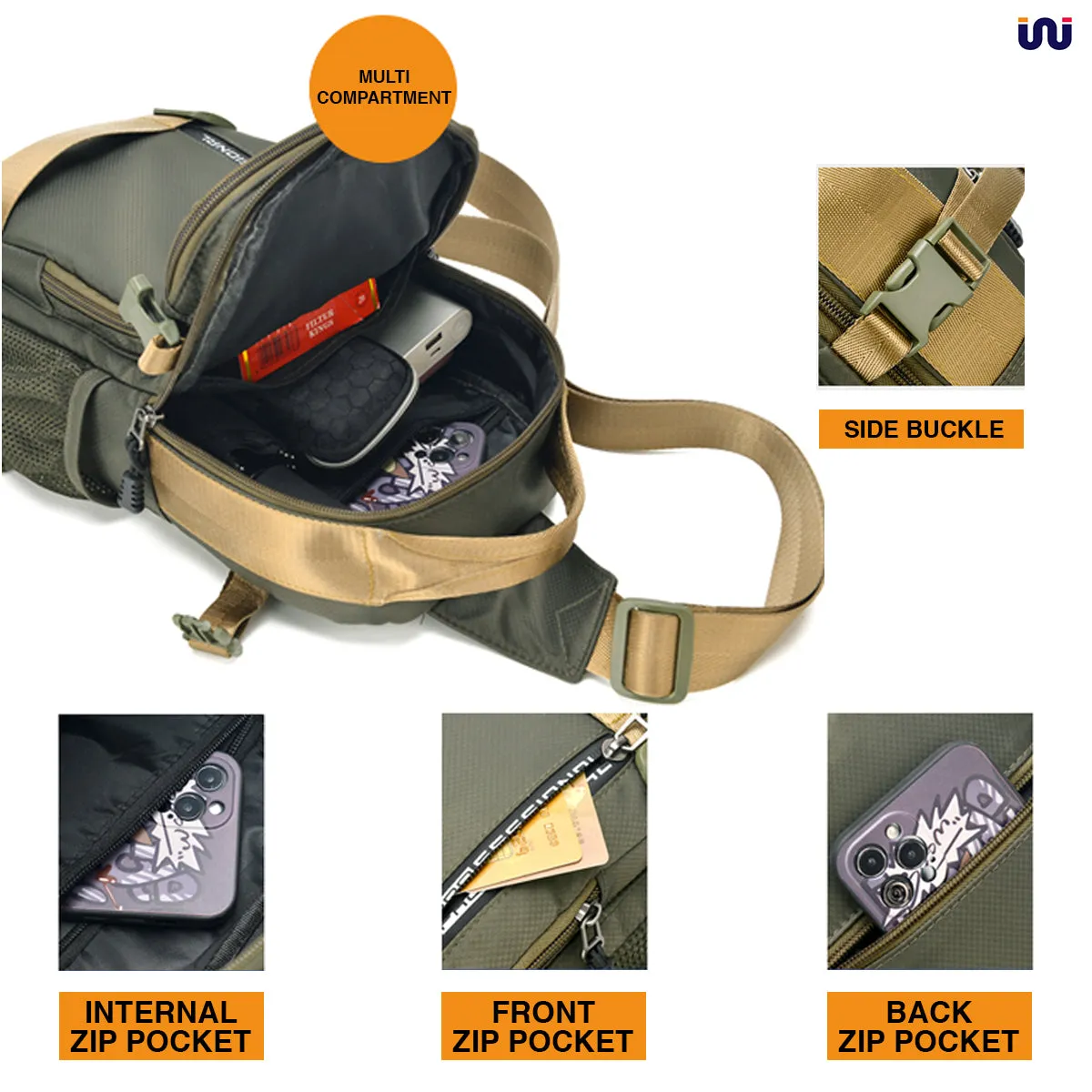 WALKENT Sling Cross Shoulder Bag  - Model Dexter