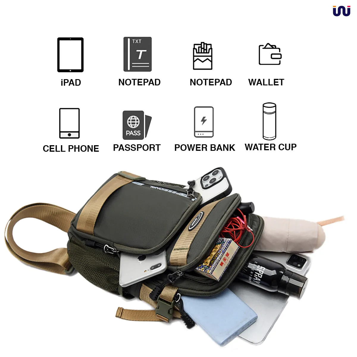WALKENT Sling Cross Shoulder Bag  - Model Dexter