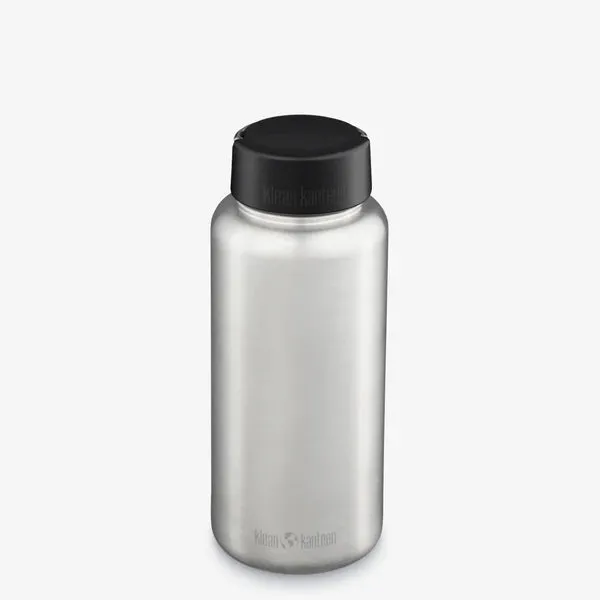 Wide 40 oz - Brushed Stainless