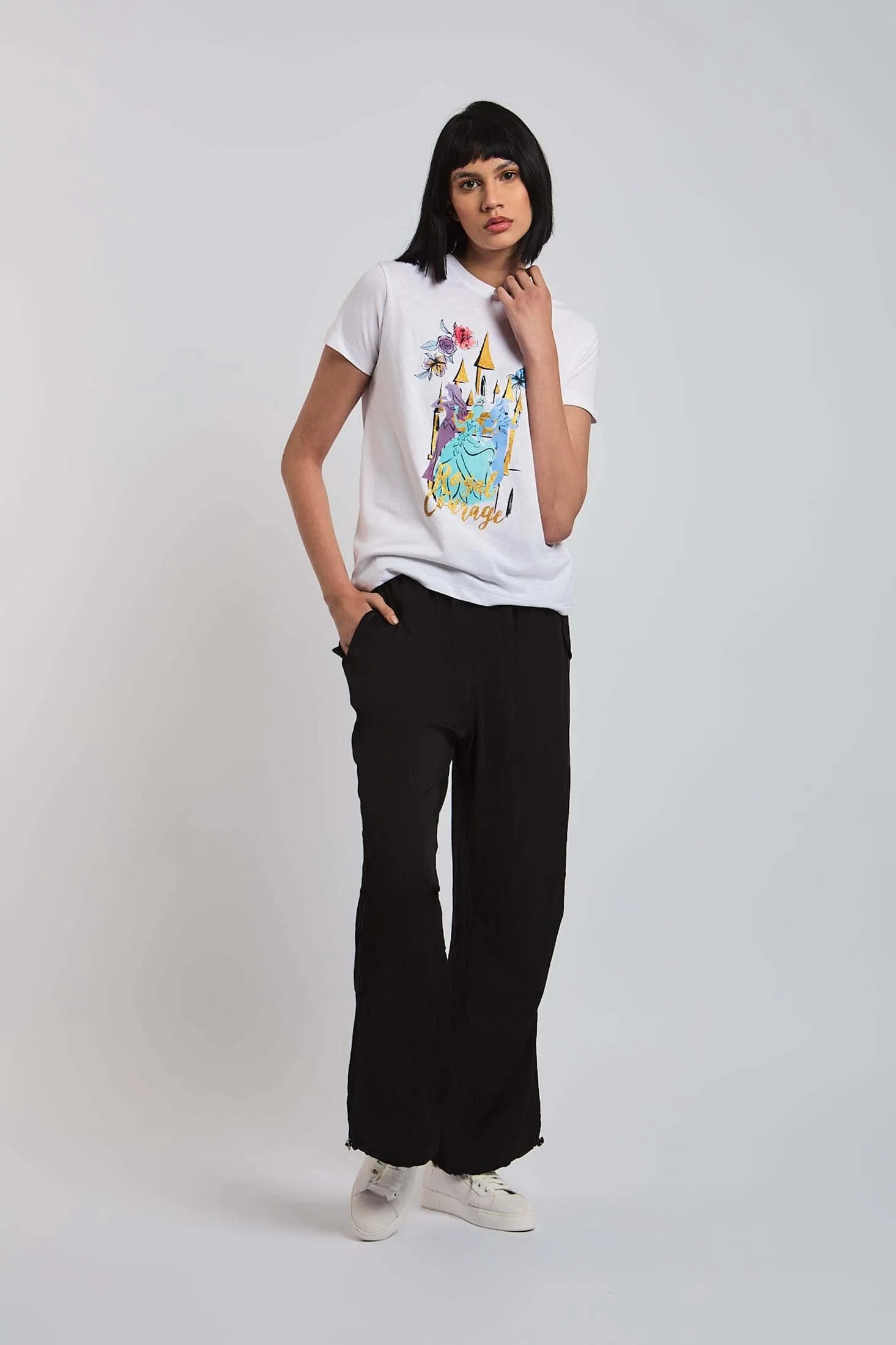 Women Pant Parachute Black