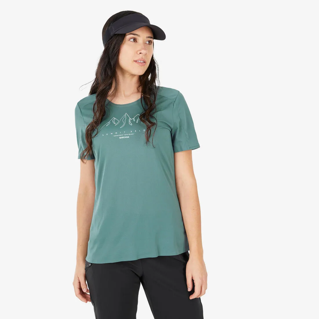 Women's Short-sleeved Hiking T-Shirt MH500